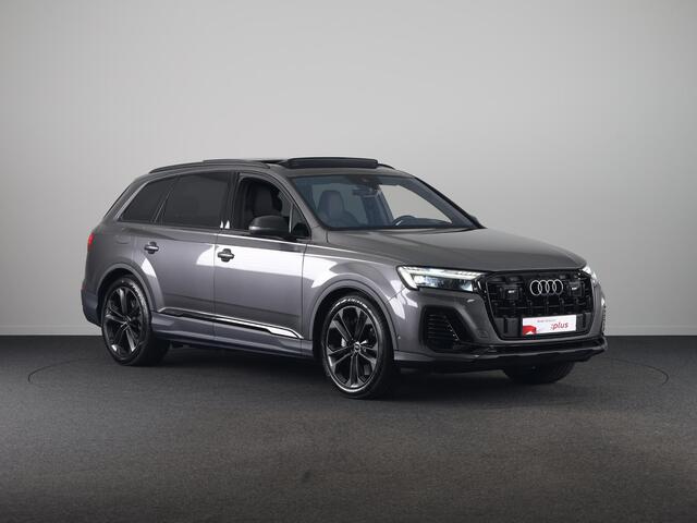 Audi Q7 55 TFSI e quattro Pro Line S 394 pk S-tronic | Verlengde garantie | Navigatie | Panoramadak | Elektr. trekhaak | Laserlicht | Luchtvering | Lederen bekleding | B&O Soundsystem | Vierwielbesturing |