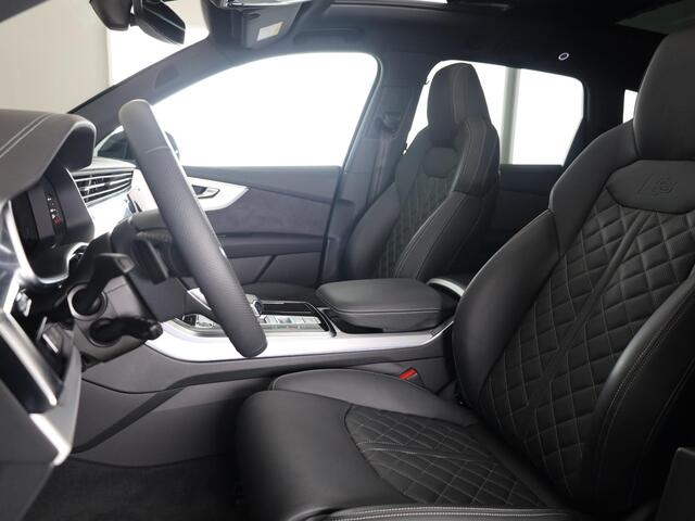 Audi Q7 55 TFSI e quattro Pro Line S 394 pk S-tronic | Verlengde garantie | Navigatie | Panoramadak | Elektr. trekhaak | Laserlicht | Luchtvering | Lederen bekleding | B&O Soundsystem | Vierwielbesturing |