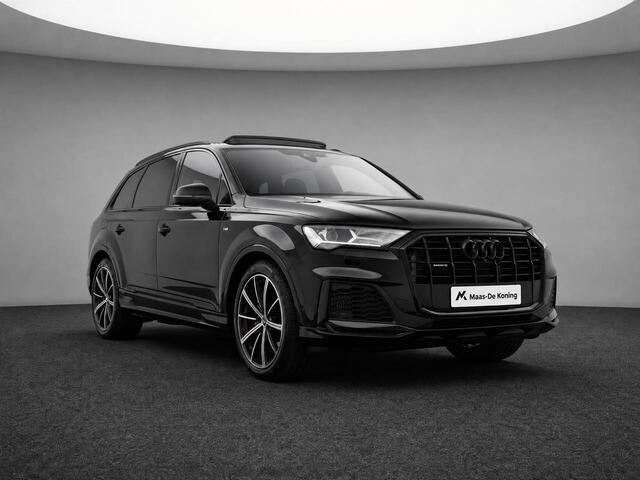 Audi Q7 55 TFSIe 381pk Quattro Pro Line S Panoramadak · Trekhaak · Luchtvering · B&O · Leder Valcona · Elek. Stoelen + Geheugen Bestuurder · 21'' Inch · 360 Camera · SOH 97,2% · EXTRA INRUILKORTING ·