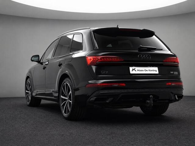 Audi Q7 55 TFSIe 381pk Quattro Pro Line S Panoramadak · Trekhaak · Luchtvering · B&O · Leder Valcona · Elek. Stoelen + Geheugen Bestuurder · 21'' Inch · 360 Camera · SOH 97,2% · EXTRA INRUILKORTING ·