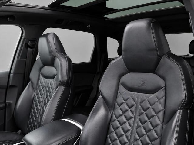 Audi Q7 55 TFSIe 381pk Quattro Pro Line S Panoramadak · Trekhaak · Luchtvering · B&O · Leder Valcona · Elek. Stoelen + Geheugen Bestuurder · 21'' Inch · 360 Camera · SOH 97,2% · EXTRA INRUILKORTING ·