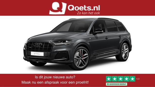 Audi Q7 55 TFSI e quattro Pro Line Advanced Panoramadak - Head up - Parkeerassistent - Servosluiting - Comfort interieurvoorverwarming - Hemel in stof zwart - Achterbank plus - Elektrisch verstelbare stoelen -