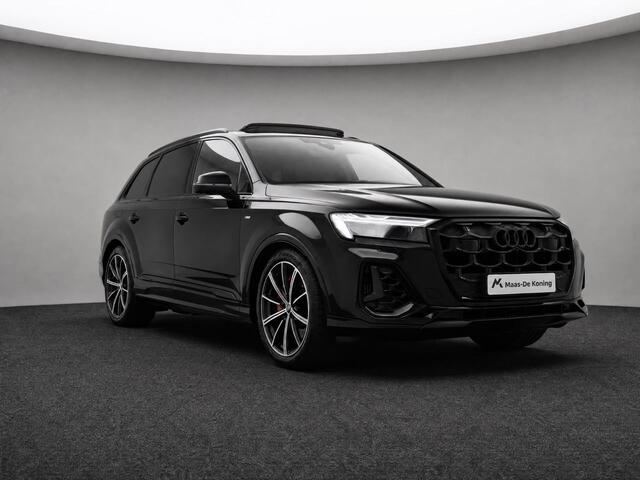 Audi Q7 55 TFSI e quattro Pro Line S 394 PK ·Leder bekleding · Assistentie. plus, remote park · Head-Up display · Glazen panorama dak · Bang & Olufsen