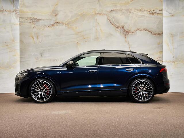 Audi Q8 60 TFSI e Quattro Pro Line S Competition, pano, B&O adv., 4W-best, OLED, S sportstoelen, nachtz., massage, HUD, tr.haak, keyless, 23", NP176k