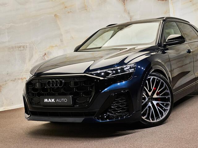 Audi Q8 60 TFSI e Quattro Pro Line S Competition, pano, B&O adv., 4W-best, OLED, S sportstoelen, nachtz., massage, HUD, tr.haak, keyless, 23", NP176k