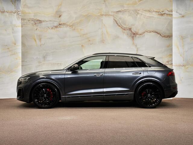 Audi Q8 60 TFSI e Quattro Pro Line S Competition, pano, B&O adv., 4W-best, OLED, S sportstoelen, nachtz., massage, HUD, tr.haak, keyless, 23", NP176k