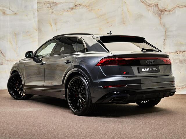 Audi Q8 60 TFSI e Quattro Pro Line S Competition, pano, B&O adv., 4W-best, OLED, S sportstoelen, nachtz., massage, HUD, tr.haak, keyless, 23", NP176k