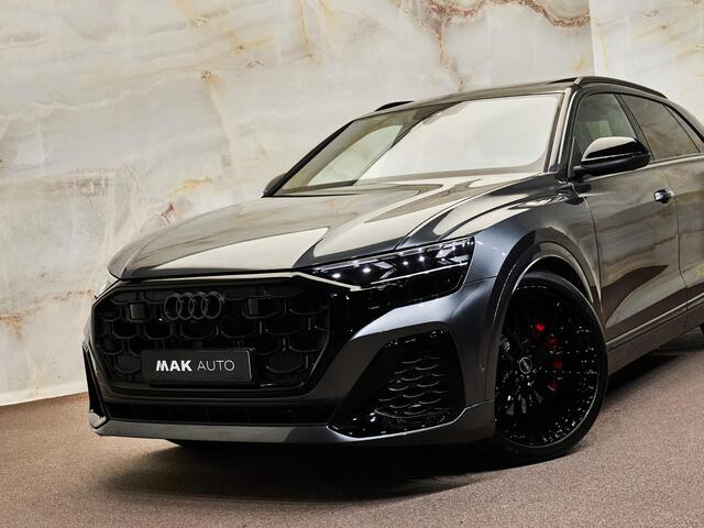 Audi Q8 60 TFSI e Quattro Pro Line S Competition, pano, B&O adv., 4W-best, OLED, S sportstoelen, nachtz., massage, HUD, tr.haak, keyless, 23", NP176k