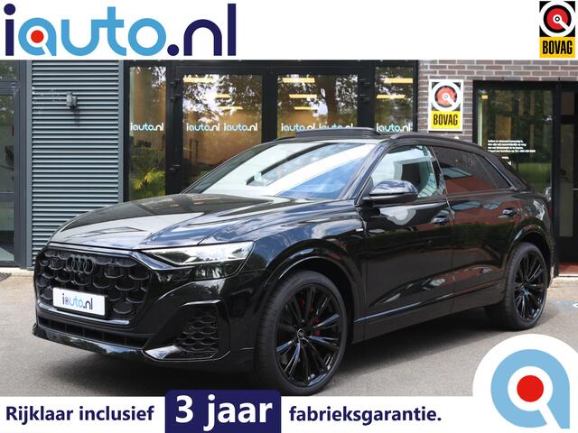 Audi Q8 60 TFSI e quattro Pro Line S Competition Laser-Matrix/Pano/4wiel/B&O/360/RS-stoel/Design Red/Luchtvering/Keyless/Head-up/Trekhaak