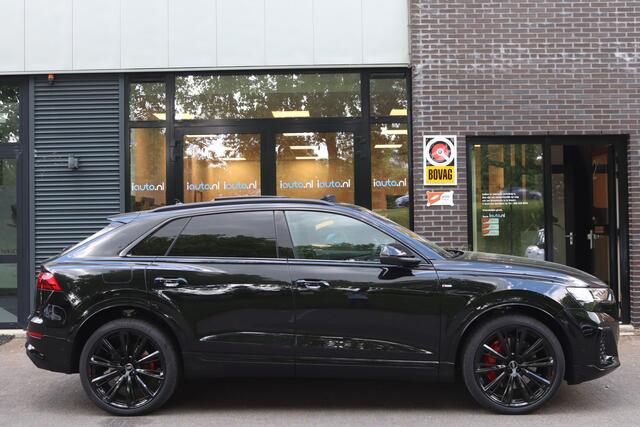 Audi Q8 60 TFSI e quattro Pro Line S Competition Laser-Matrix/Pano/4wiel/B&O/360/RS-stoel/Design Red/Luchtvering/Keyless/Head-up/Trekhaak