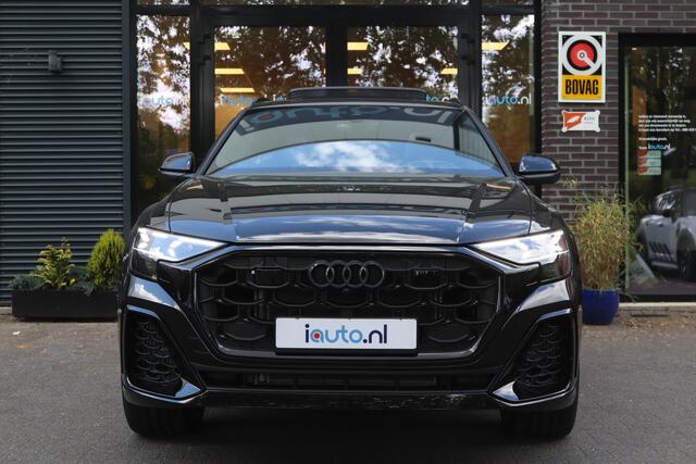Audi Q8 60 TFSI e quattro Pro Line S Competition Laser-Matrix/Pano/4wiel/B&O/360/RS-stoel/Design Red/Luchtvering/Keyless/Head-up/Trekhaak