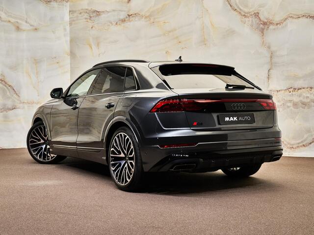 Audi Q8 60 TFSI e Quattro Pro Line S Competition, pano, B&O adv., 4W-best, OLED, S sportstoelen, nachtz., massage, HUD, tr.haak, keyless, 23", NP176k