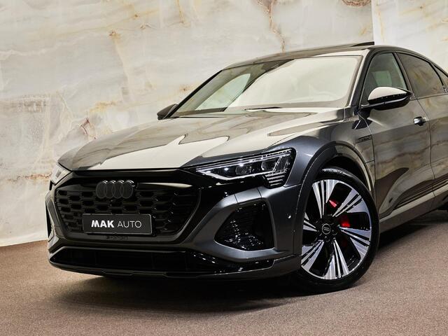 Audi Q8 Sportback e-tron 55 Quattro S Edition, 22", S Sportstoelen, pano, luchtv., matrix-LED, 360-camera, HUD, memory, ACC, keyless, leder, privacy