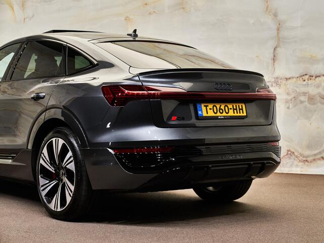 Audi Q8 Sportback e-tron 55 Quattro S Edition, 22", S Sportstoelen, pano, luchtv., matrix-LED, 360-camera, HUD, memory, ACC, keyless, leder, privacy