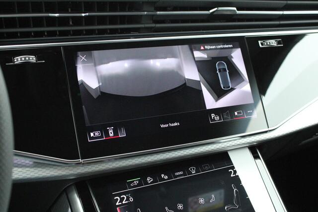 Audi Q8 60 TFSI e 490pk quattro Pro Line S Competition Trekhaak 360Camera Leder Head-Up B&O Laser Led Luchtvering Keyless Massage Panoramadak Navigatie
