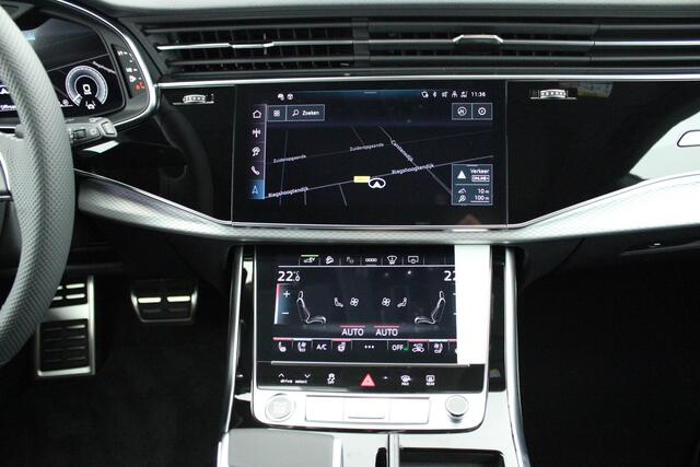 Audi Q8 60 TFSI e 490pk quattro Pro Line S Competition Trekhaak 360Camera Leder Head-Up B&O Laser Led Luchtvering Keyless Massage Panoramadak Navigatie