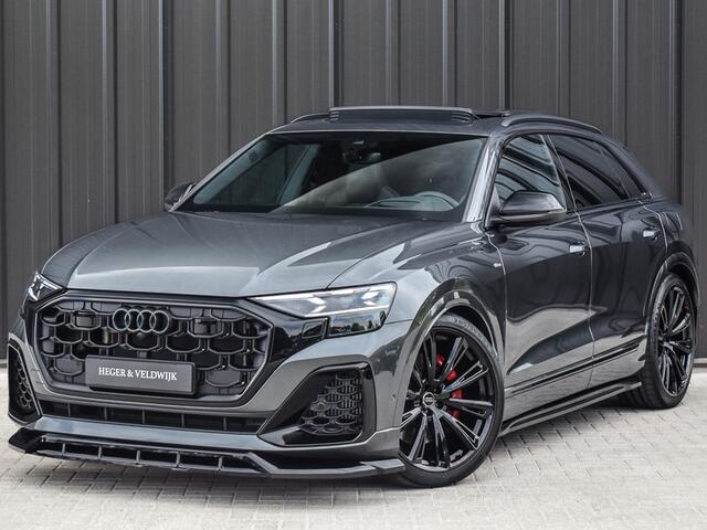 Audi Q8 60 TFSI e quattro Pro Line S Competition | PANORAMADAK | 4 WIEL BESTURING | HEAD UP | B&O AUDIO | MASSAGESTOELEN | SOFT CLOSE | AMBIANCE SFEERVERLICHTING | ELEKTR. TREKHAAK | STOELVERWARMING V+A | STOELVENTILATIE