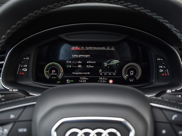 Audi Q8 60 TFSI e quattro Pro Line S Competition | PANORAMADAK | 4 WIEL BESTURING | HEAD UP | B&O AUDIO | MASSAGESTOELEN | SOFT CLOSE | AMBIANCE SFEERVERLICHTING | ELEKTR. TREKHAAK | STOELVERWARMING V+A | STOELVENTILATIE