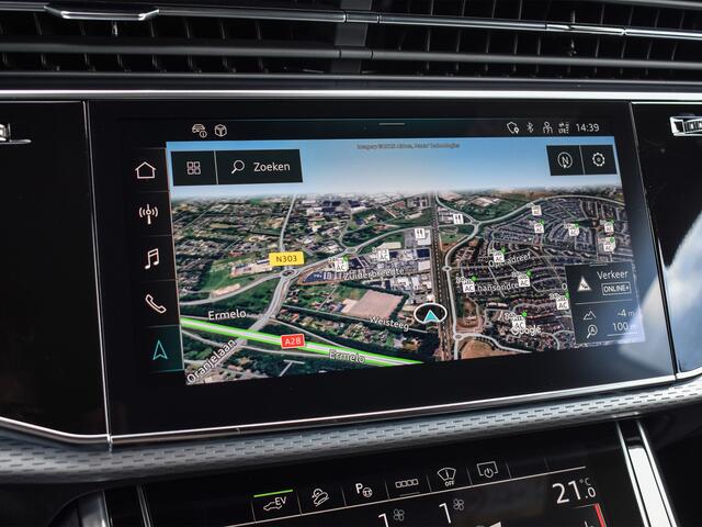 Audi Q8 60 TFSI e quattro Pro Line S Competition | PANORAMADAK | 4 WIEL BESTURING | HEAD UP | B&O AUDIO | MASSAGESTOELEN | SOFT CLOSE | AMBIANCE SFEERVERLICHTING | ELEKTR. TREKHAAK | STOELVERWARMING V+A | STOELVENTILATIE