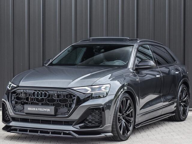 Audi Q8 60 TFSI e quattro Pro Line S Competition | PANORAMADAK | 4 WIEL BESTURING | HEAD UP | B&O AUDIO | MASSAGESTOELEN | SOFT CLOSE | AMBIANCE SFEERVERLICHTING | ELEKTR. TREKHAAK | STOELVERWARMING V+A | STOELVENTILATIE