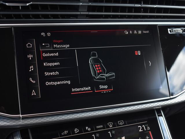 Audi Q8 60 TFSI e quattro Pro Line S Competition | PANORAMADAK | 4 WIEL BESTURING | HEAD UP | B&O AUDIO | MASSAGESTOELEN | SOFT CLOSE | AMBIANCE SFEERVERLICHTING | ELEKTR. TREKHAAK | STOELVERWARMING V+A | STOELVENTILATIE
