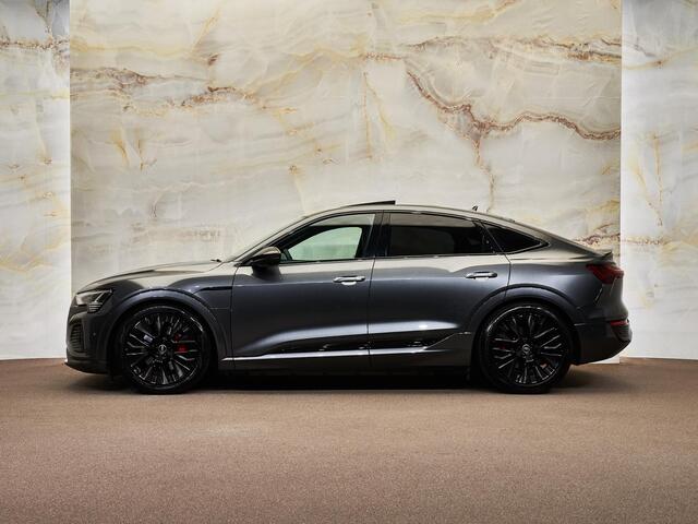 Audi Q8 Sportback e-tron 55 Quattro S Edition, pano, S Sportstoelen, 21", B&O, luchtv., memory, carbon, keyless, ACC, privacy