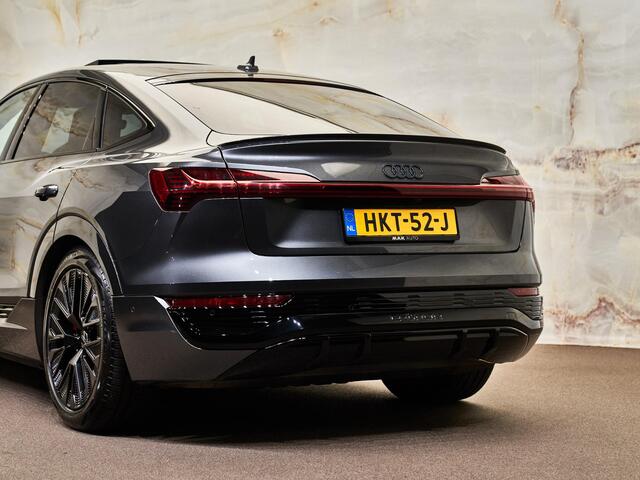 Audi Q8 Sportback e-tron 55 Quattro S Edition, pano, S Sportstoelen, 21", B&O, luchtv., memory, carbon, keyless, ACC, privacy