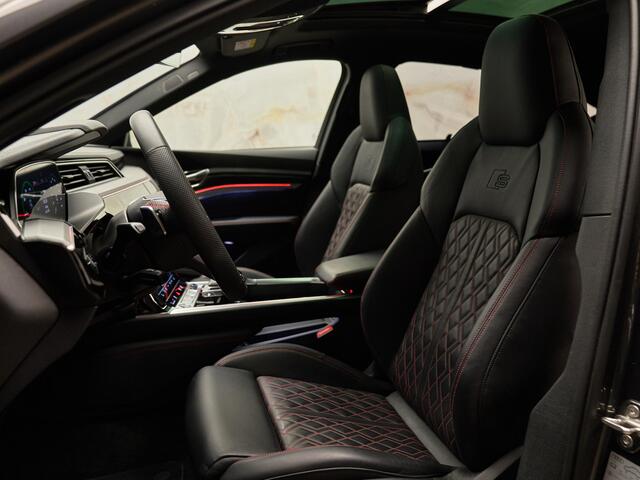 Audi Q8 Sportback e-tron 55 Quattro S Edition, pano, S Sportstoelen, 21", B&O, luchtv., memory, carbon, keyless, ACC, privacy