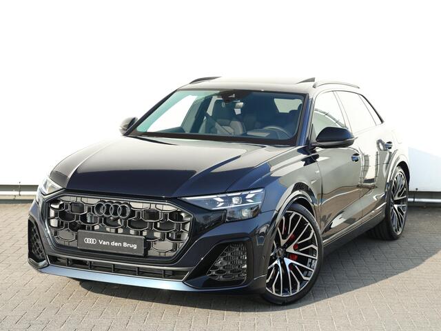 Audi Q8 60 TFSI e quattro Pro Line S Competition 490pk | Vierwielsturing | Pano | 23" | Servo| B&O | RS-stoelen | Stoelverwarming v+a | Trekhaak | Keyless | Laser LED