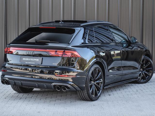 Audi Q8 60 TFSI e quattro Pro Line S Competition | PANORAMADAK | 4 WIEL BESTURING | HEAD UP | B&O AUDIO | MASSAGESTOELEN | SOFT CLOSE | AMBIANCE SFEERVERLICHTING | ELEKTR. TREKHAAK | STOELVERWARMING V+A | STOELVENTILATIE