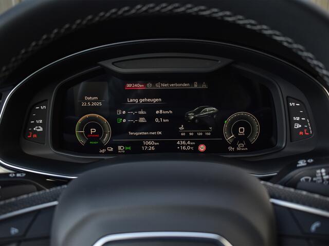 Audi Q8 60 TFSI e quattro Pro Line S Competition | PANORAMADAK | 4 WIEL BESTURING | HEAD UP | B&O AUDIO | MASSAGESTOELEN | SOFT CLOSE | AMBIANCE SFEERVERLICHTING | ELEKTR. TREKHAAK | STOELVERWARMING V+A | STOELVENTILATIE