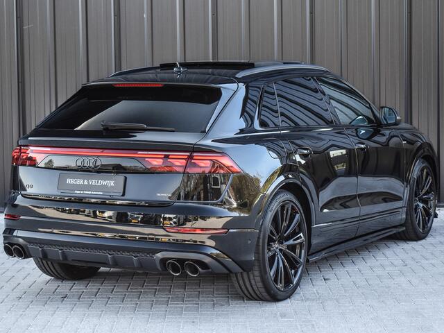 Audi Q8 60 TFSI e quattro Pro Line S Competition | PANORAMADAK | 4 WIEL BESTURING | HEAD UP | B&O AUDIO | MASSAGESTOELEN | SOFT CLOSE | AMBIANCE SFEERVERLICHTING | ELEKTR. TREKHAAK | STOELVERWARMING V+A | STOELVENTILATIE