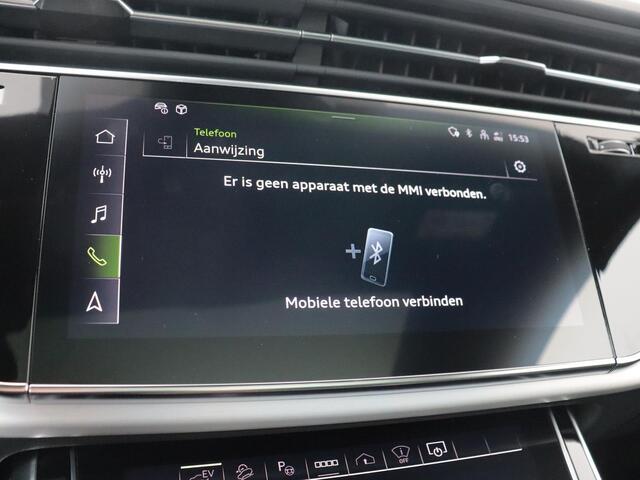 Audi Q8 60 TFSI e quattro Pro Line S Competition | 462 PK | Automaat | Head Up Display | Achteruitrijcamera | Stoelverwarming / Verkoeling | DAB | Panoramadak |