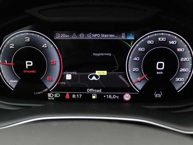 Audi Q8 50 TDI quattro S-Edtion 286PK Tiptronic Laser led matrix, trekhaak, head-up display, schuif-kanteldak, stuur-stoelverwarming, lederen bekleding, 360gr. camera, adaptive air suspension, 23" lichtmetaal, S-line