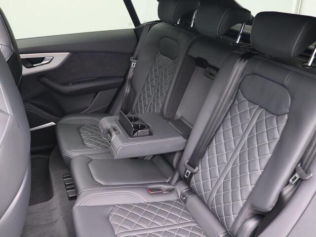Audi Q8 50 TDI quattro S-Edtion 286PK Tiptronic Laser led matrix, trekhaak, head-up display, schuif-kanteldak, stuur-stoelverwarming, lederen bekleding, 360gr. camera, adaptive air suspension, 23" lichtmetaal, S-line