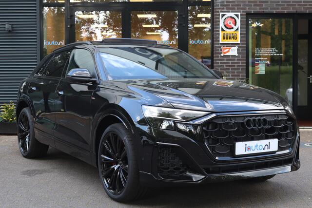 Audi Q8 55 TFSI e quattro Pro Line S Laser-Matrix/Pano/4wiel/B&O/360/RS-stoel/Servo/Luchtvering/Keyless/Head-up/Trekhaak