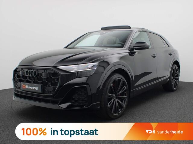 Audi Q8 55 TFSI e quattro Pro Line S 394PK Tiptronic Advanced Onderstel, Panoramadak, 360 gr. camera, trekhaak, leder, Laser-led, Bang&Olufsen, head-up, stoelventilatie, luchtvering, 23" lichtmetaal