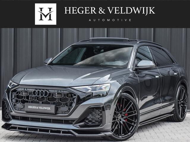 Audi Q8 55TFSI e QUATTRO PRO LINE S COMPETITION | FULLSTYLING | S-SEATS | 23INCH PANORAMADAK | 4 WIEL BESTURING | B&O SOUND | HEAD-UP | LUCHTVERING | DAB+ | SOFT-CLOSE | KEYLESS GO | ADAPTIVE CRUISE | 360 CAMERA | AMBIANCE INTERIEUR | TREKHAAK | BLACK-OPTIC
