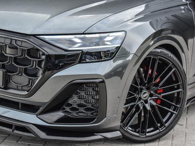 Audi Q8 55TFSI e QUATTRO PRO LINE S COMPETITION | FULLSTYLING | S-SEATS | 23INCH PANORAMADAK | 4 WIEL BESTURING | B&O SOUND | HEAD-UP | LUCHTVERING | DAB+ | SOFT-CLOSE | KEYLESS GO | ADAPTIVE CRUISE | 360 CAMERA | AMBIANCE INTERIEUR | TREKHAAK | BLACK-OPTIC
