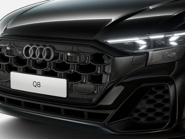 Audi Q8 60 TFSI e quattro Pro Line S Competition 490 PK · 23" LM Velgen · Assist. pakket plus, remote park · Glazen panoramadak · HD Matrix + Laser · Digitale OLED achterlichten