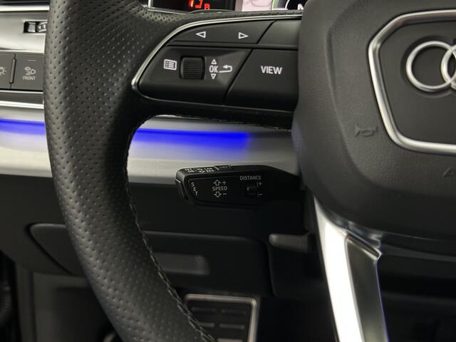 Audi Q8 60 TFSI e 462pk S-Line Competition | RS-Seats | 360 Camera | ACC | Panorama | Luchtvering | B&O Sound | Head-Up | LED-Matrix | Trekhaak | Memory | Stuurverwarming | Sfeerverlichting | Keyless-Entry | Black-Optic | Standkachel | Rijklaar incl. Bovag Garant