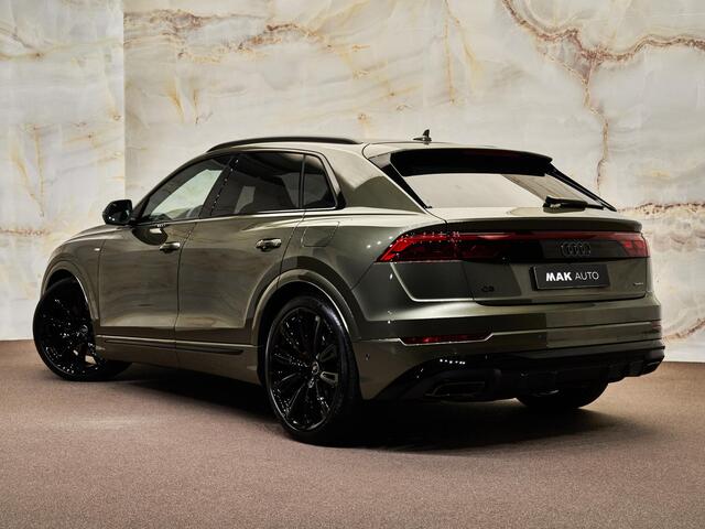 Audi Q8 60 TFSI e Quattro Pro Line S Competition, Audi Exclusive, pano, 4W-best, B&O, OLED, S sportstoelen, Laserlicht, tr.haak, 23", NP170k