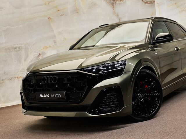 Audi Q8 60 TFSI e Quattro Pro Line S Competition, Audi Exclusive, pano, 4W-best, B&O, OLED, S sportstoelen, Laserlicht, tr.haak, 23", NP170k