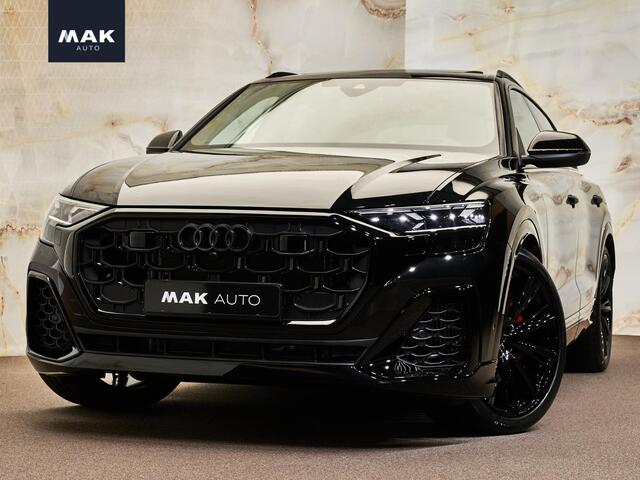 Audi Q8 60 TFSI e Quattro Pro Line S Competition, pano, B&O adv., 4W-best, OLED, S sportstoelen, nachtz., massage, HUD, tr.haak, keyless, 23", NP176k