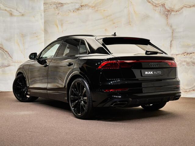 Audi Q8 60 TFSI e Quattro Pro Line S Competition, pano, B&O adv., 4W-best, OLED, S sportstoelen, nachtz., massage, HUD, tr.haak, keyless, 23", NP176k