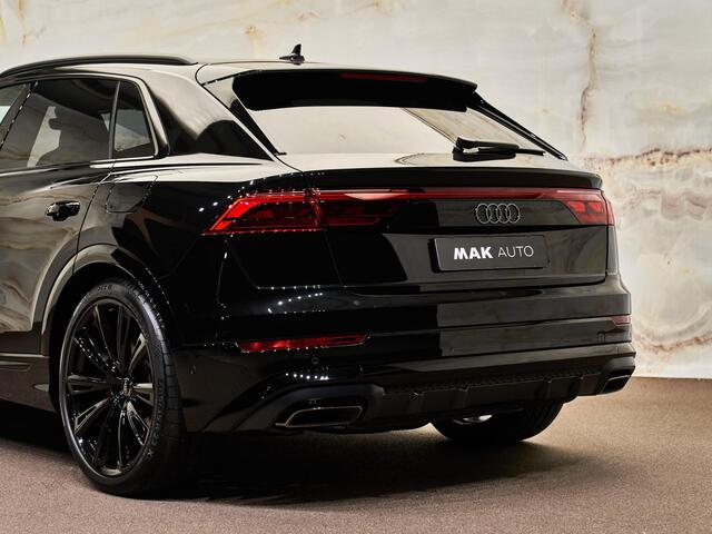 Audi Q8 60 TFSI e Quattro Pro Line S Competition, pano, B&O adv., 4W-best, OLED, S sportstoelen, nachtz., massage, HUD, tr.haak, keyless, 23", NP176k