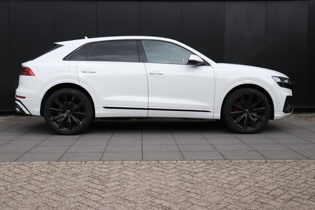 Audi Q8 55 TFSI 3X S LINE | B&O | PANO | LUCHTVERING | HEAD-UP | STOELVERK. | 360° CAMERA | CRUISE | NAVI |