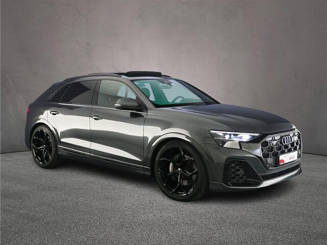 Audi Q8 55 TFSI e Pro Line S | Pano | B&O | 23 inch | Head Up | 360Cam | Matrix | Trekhaak | 4-Wiel Besturing | S-Line | Parkeerassist |