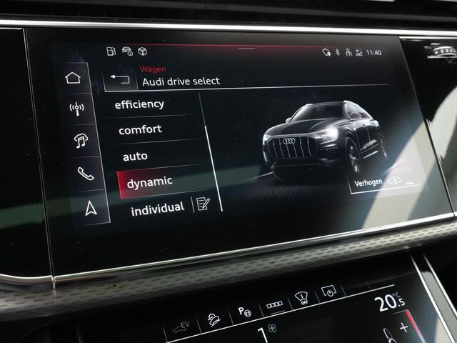 Audi Q8 55 TFSI e 394 pk Tiptronic quattro Pro Line S / S-Line | Panoramadak | Trekhaak | Vierwielbesturing | Bang & Olufsen | Standkachel | 23 inch