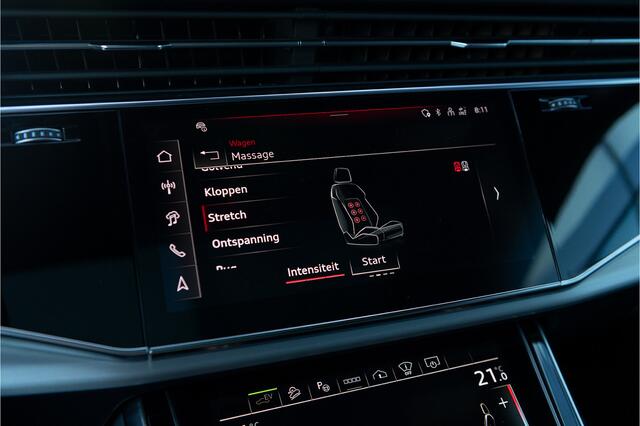 Audi Q8 60 TFSI e quattro S-Line Competition Panodak ACC Trekhaak Achteras Bestr. Head Up 360 Oled Massage Softcl. B&O Stoelvent. Trekhaak